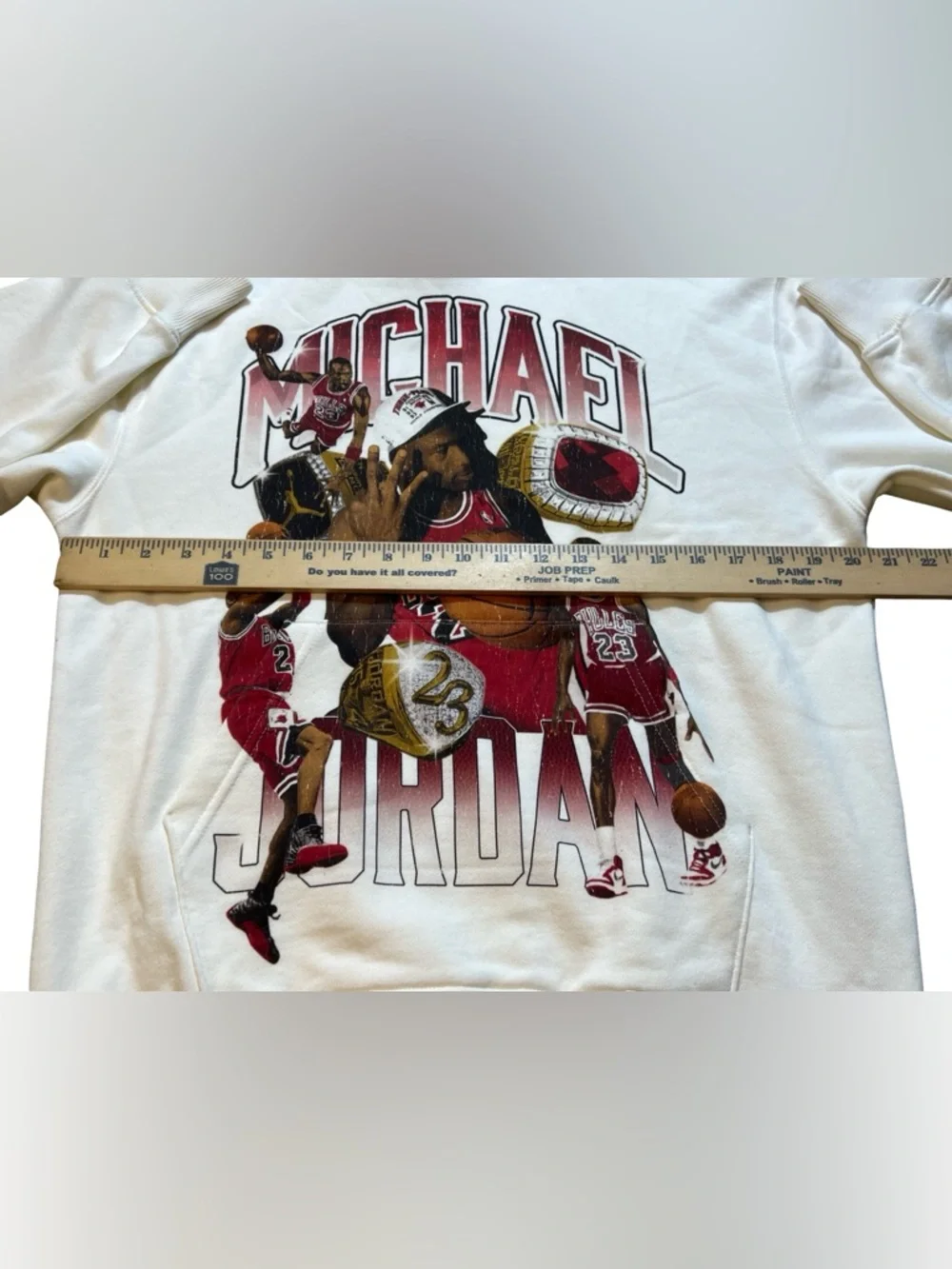 Nike Air‎ Michael Jordan pullover graphic hoodie Cream Men’s Small HJ4396-133